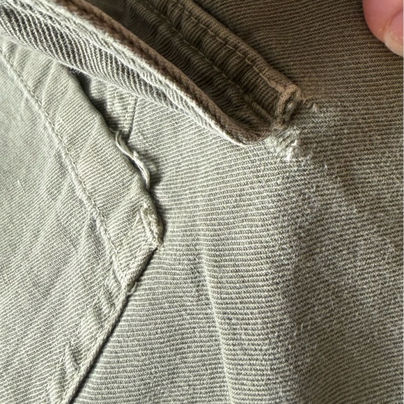 Nili Lotan Luna Pant w/ Tape in Green w/ Orange and Navy Tape sides sir 8 - Picture 9 of 9